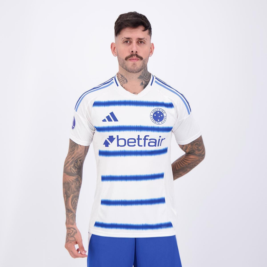 Camisa Adidas Cruzeiro II 2025 Sul-Americana Torcedor Masculina