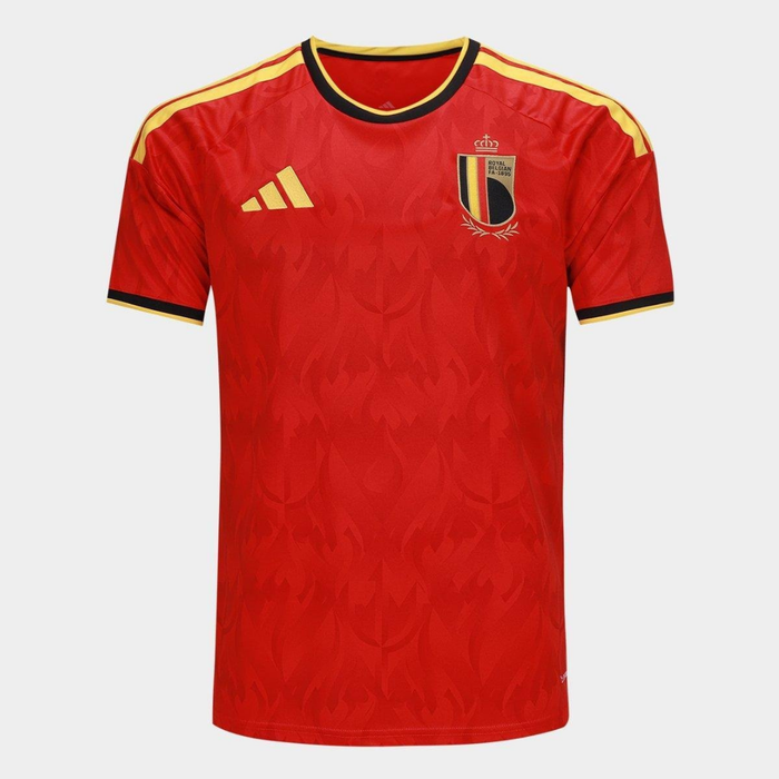 Camisa Seleção Bélgica Home Torcedor 2026 S/N Adidas Masculina