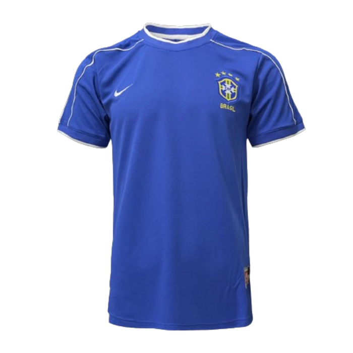 Camisa Seleção Brasil Retro 1998 II Azul Nike