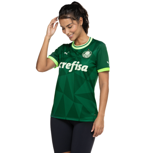 Camisa do Palmeiras I 23 Puma Feminina Torcedora