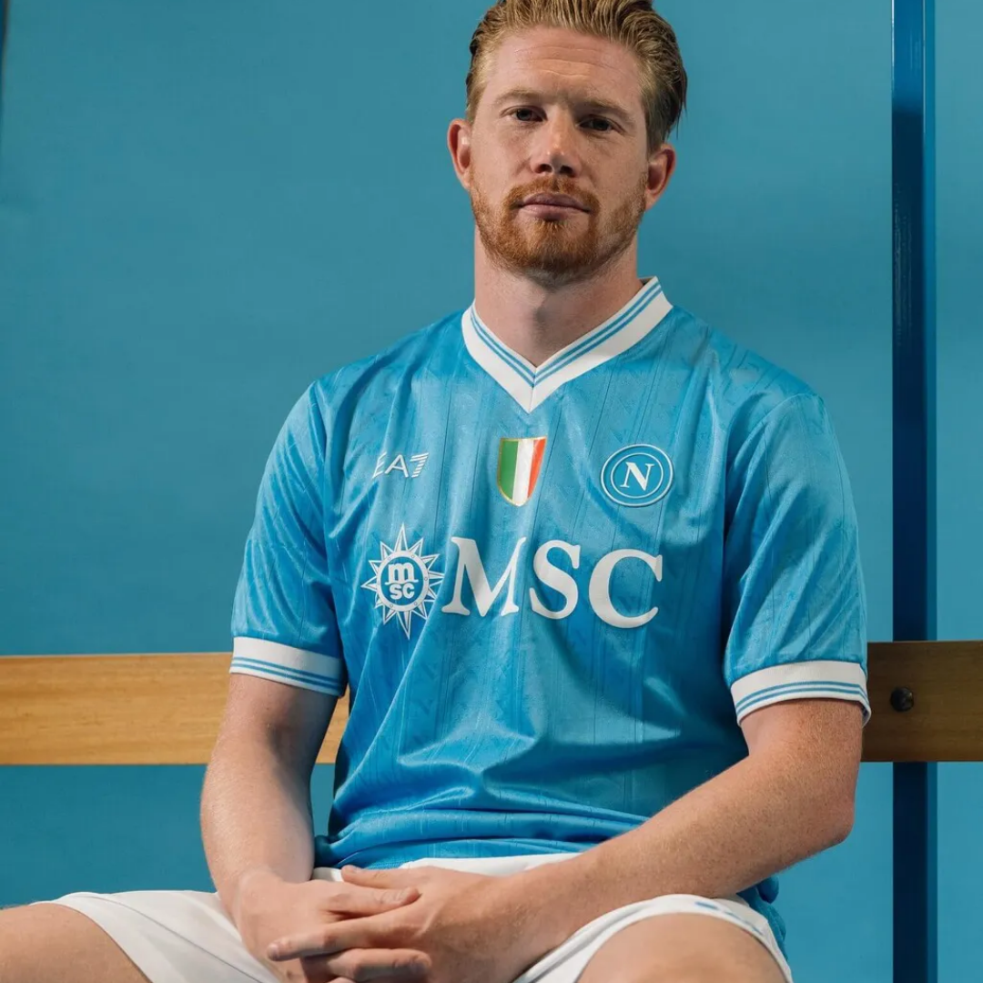 Camisa Masculino Napoli Home 2025/26 Azul