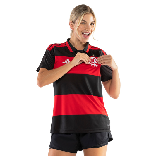Camiseta Feminina Adidas Flamengo I 2026/2027 Torcedora