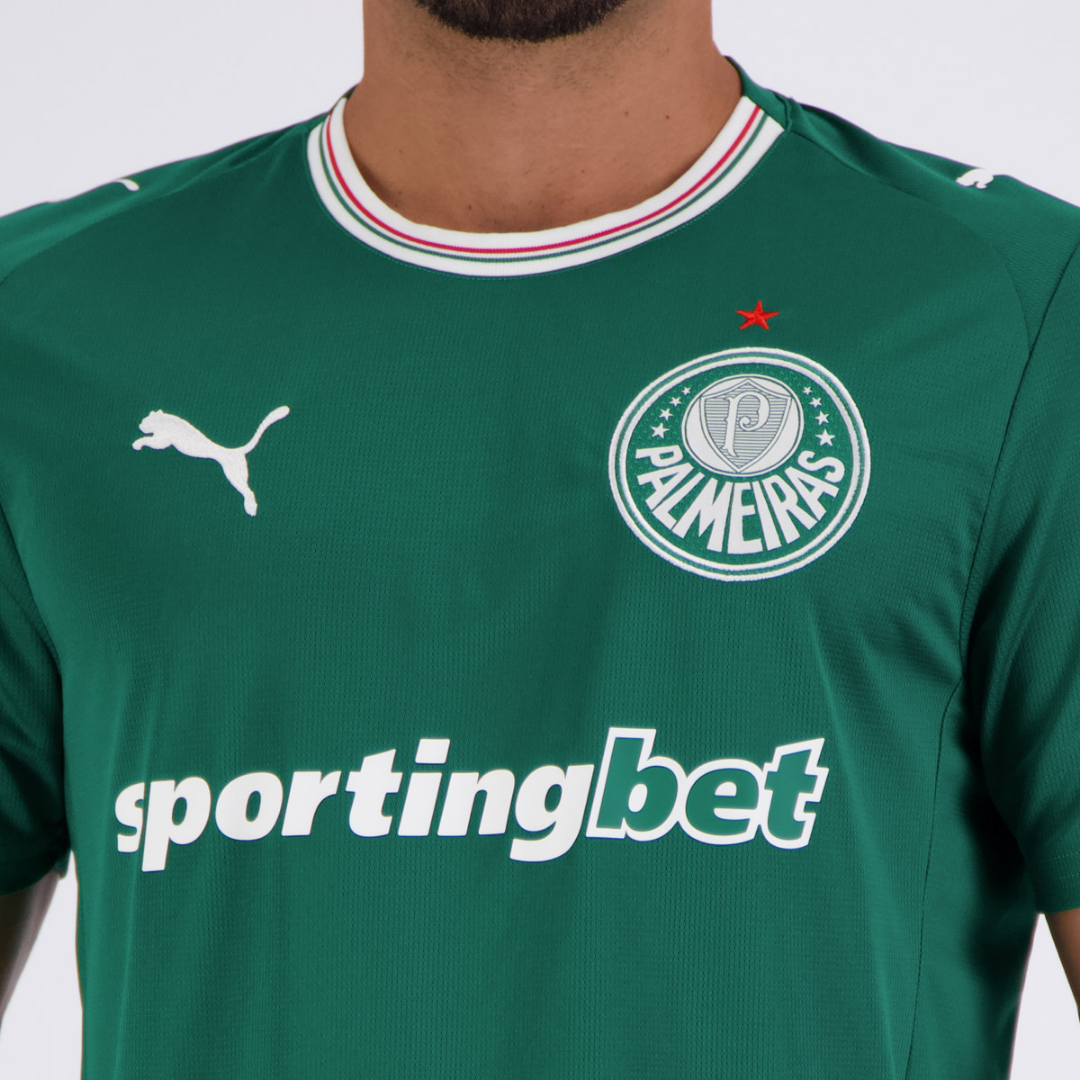 Camisa Puma Palmeiras I 2026 Torcedor Masculina