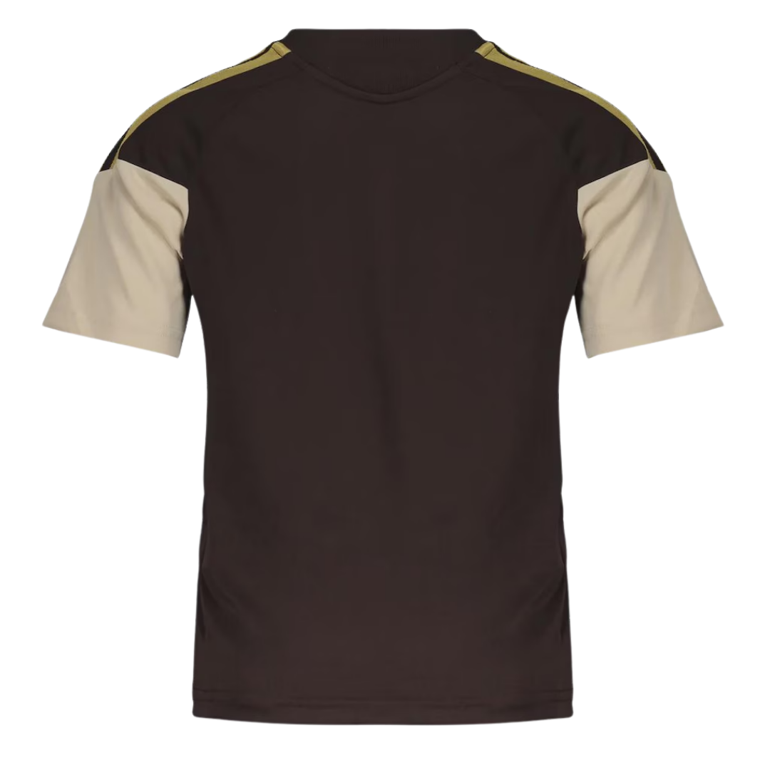 Camisa Adidas Flamengo Treino Atleta 2026 Marrom