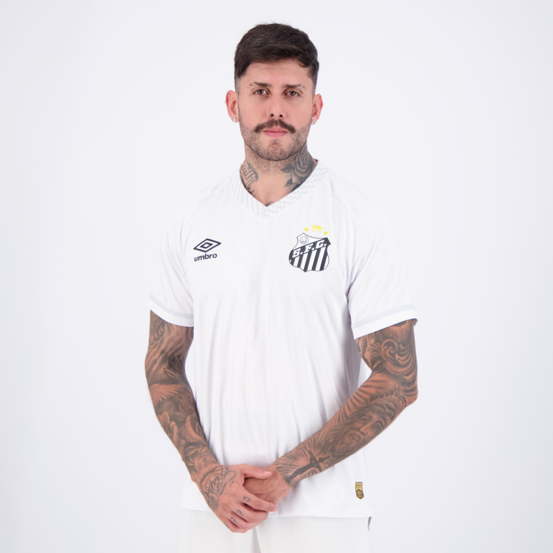 Camisa Santos I 2025 Nº 10 Neymar Jr Torcedor Masculina