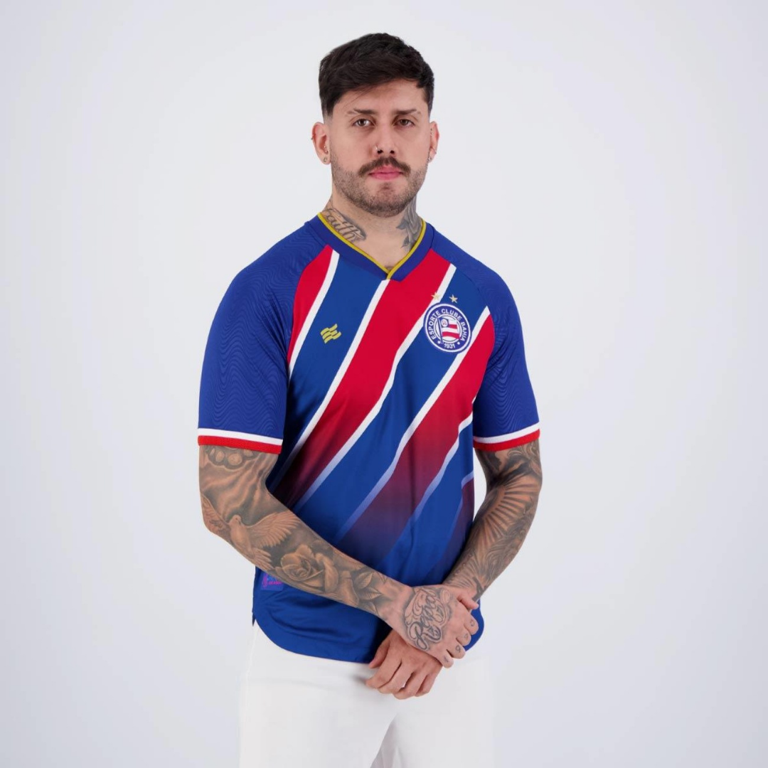 Camisa do Bahia II 2024 Esquadrão Torcedor Masculina