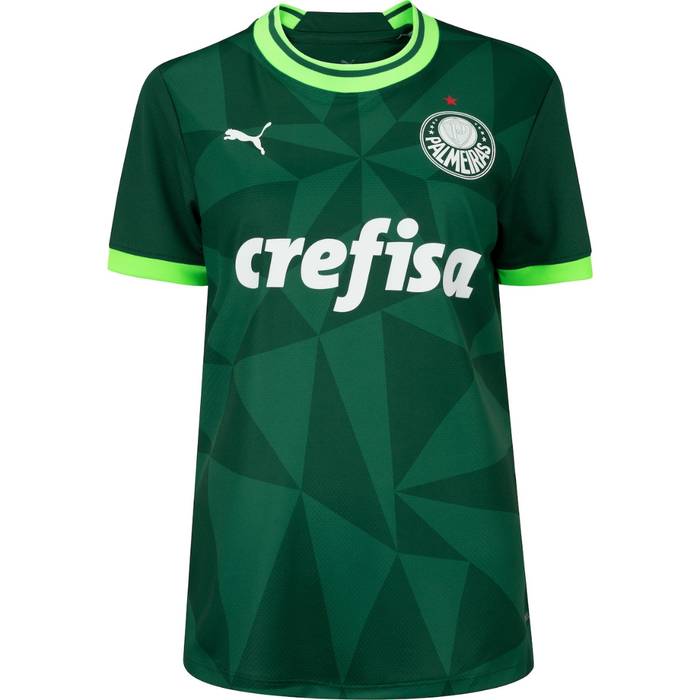 Camisa do Palmeiras I 23 Puma Feminina Torcedora