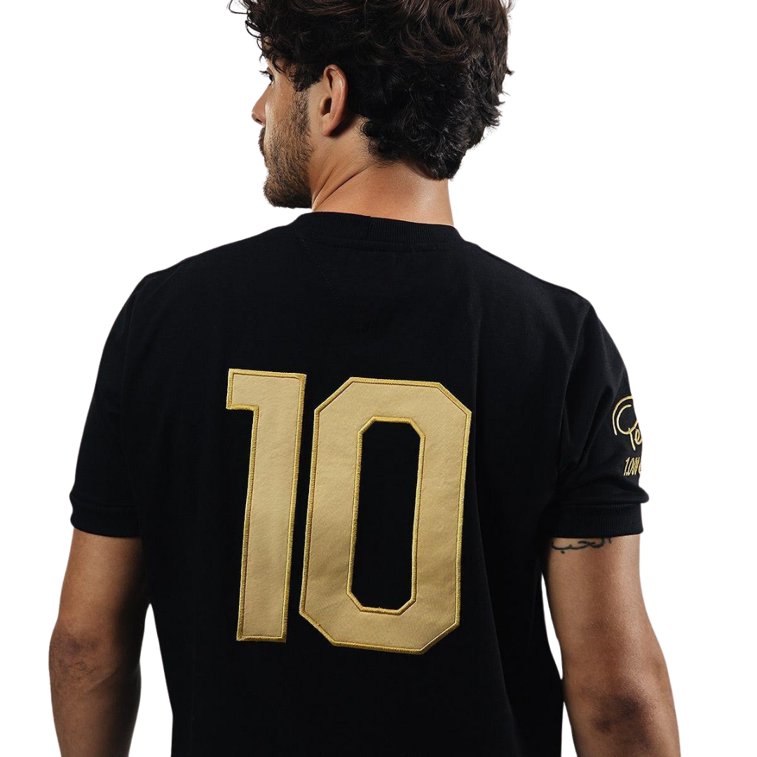 Camisa Santos Pelé Athleta Comemorativa 1000 Gols Masculina Preta