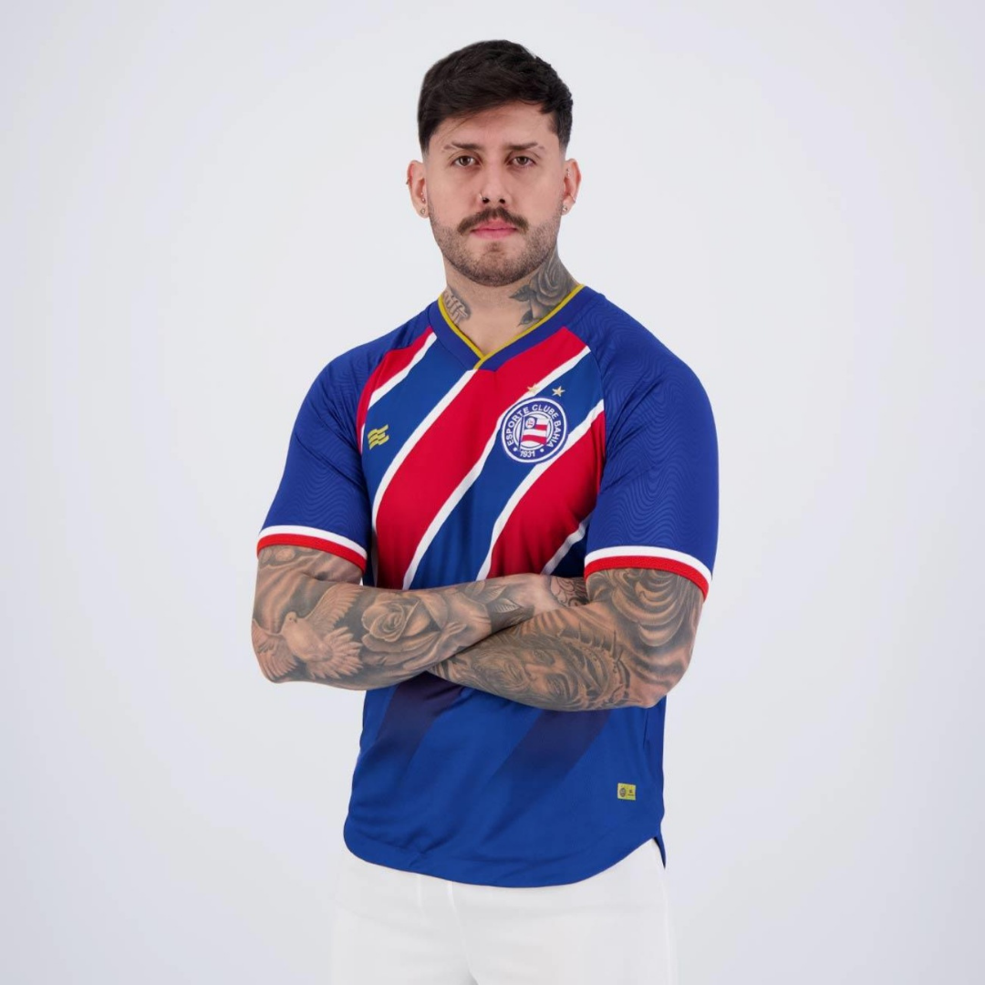 Camisa do Bahia II 2024 Esquadrão Torcedor Masculina