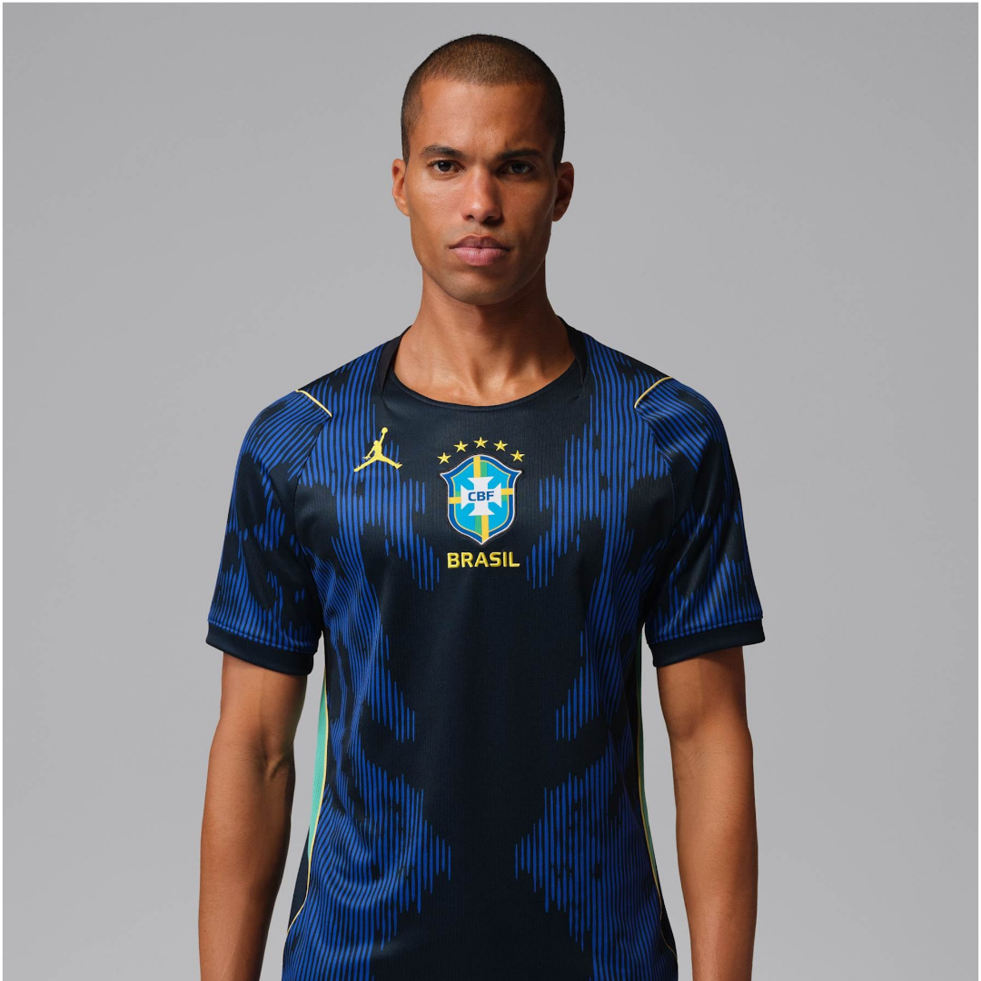 Camisa Masculina Brasil Jordan II 2026/27 Torcedor