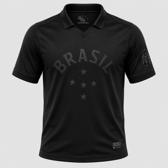 Camisa Brasil 2013 Torcedor Masculina All Black