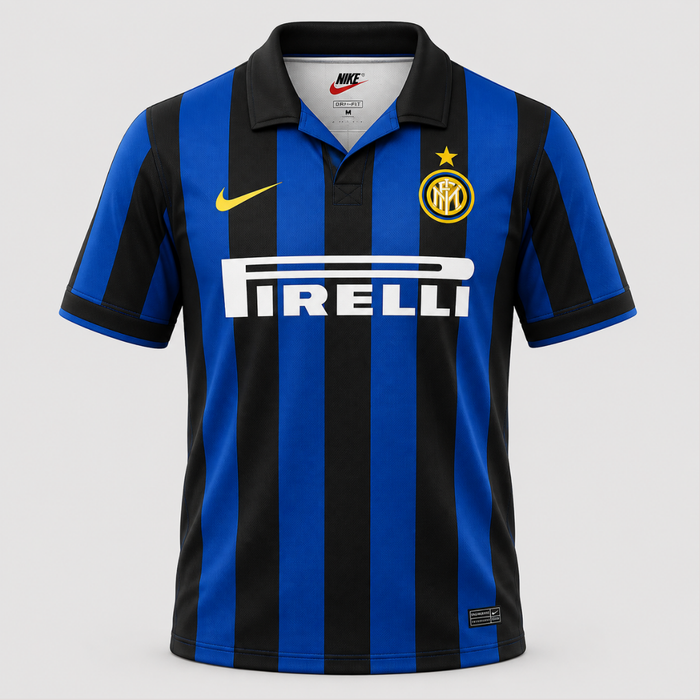 Camisa Inter Milão 1998/99 Torcedor Masculina N°9 Ronaldo