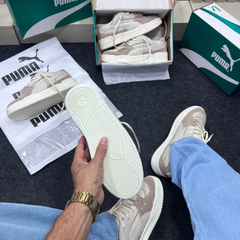 Tênis Puma 180 Camurça Natural Off White