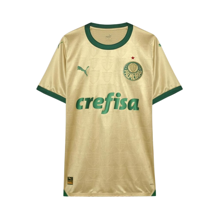 Camisa Puma Palmeiras III 2024 Amarela Masculina