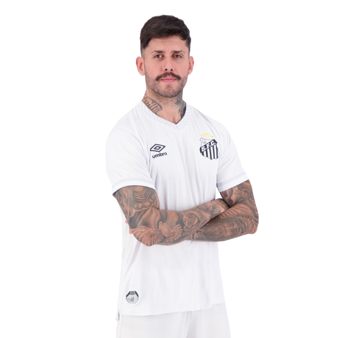 Camisa Santos I 2025 Nº 10 Neymar Jr Torcedor Masculina