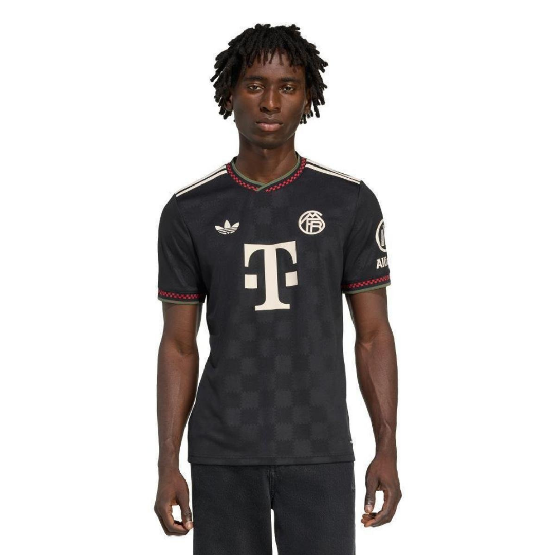 Camisa Futebol Bayern de Munique III 25/26 Torcedor Preta Masculina