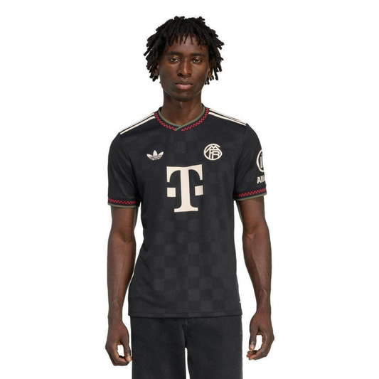 Camisa Futebol Bayern de Munique III 25/26 Torcedor Preta Masculina