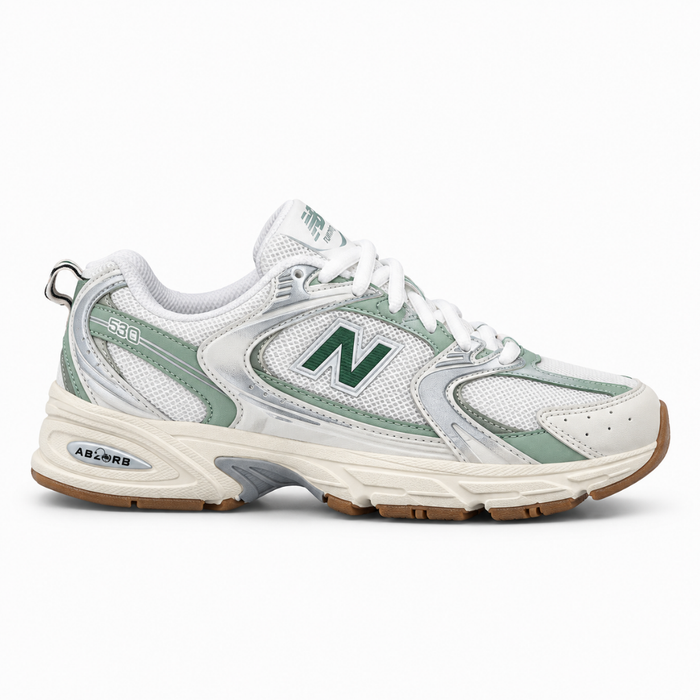 Tênis Feminino New Balance 530 Branco e Verde