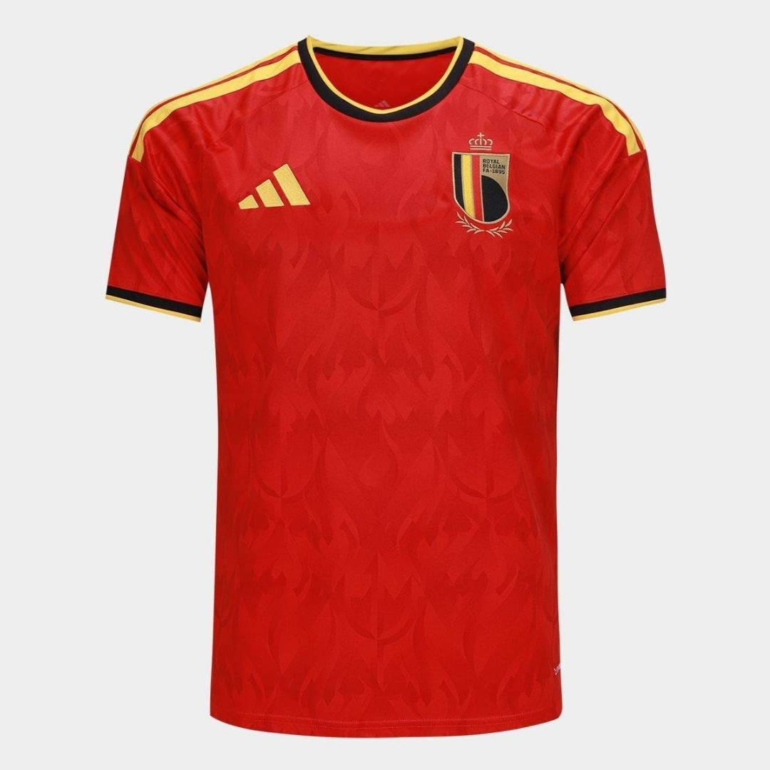 Camisa Seleção Bélgica Home Torcedor 2026 S/N Adidas Masculina