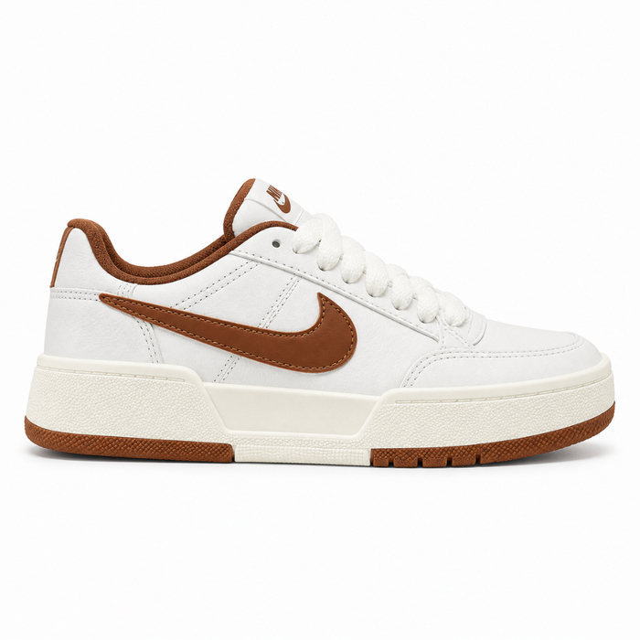 Tênis Feminino Nike NVR 01 Plataforma Branco e Marrom