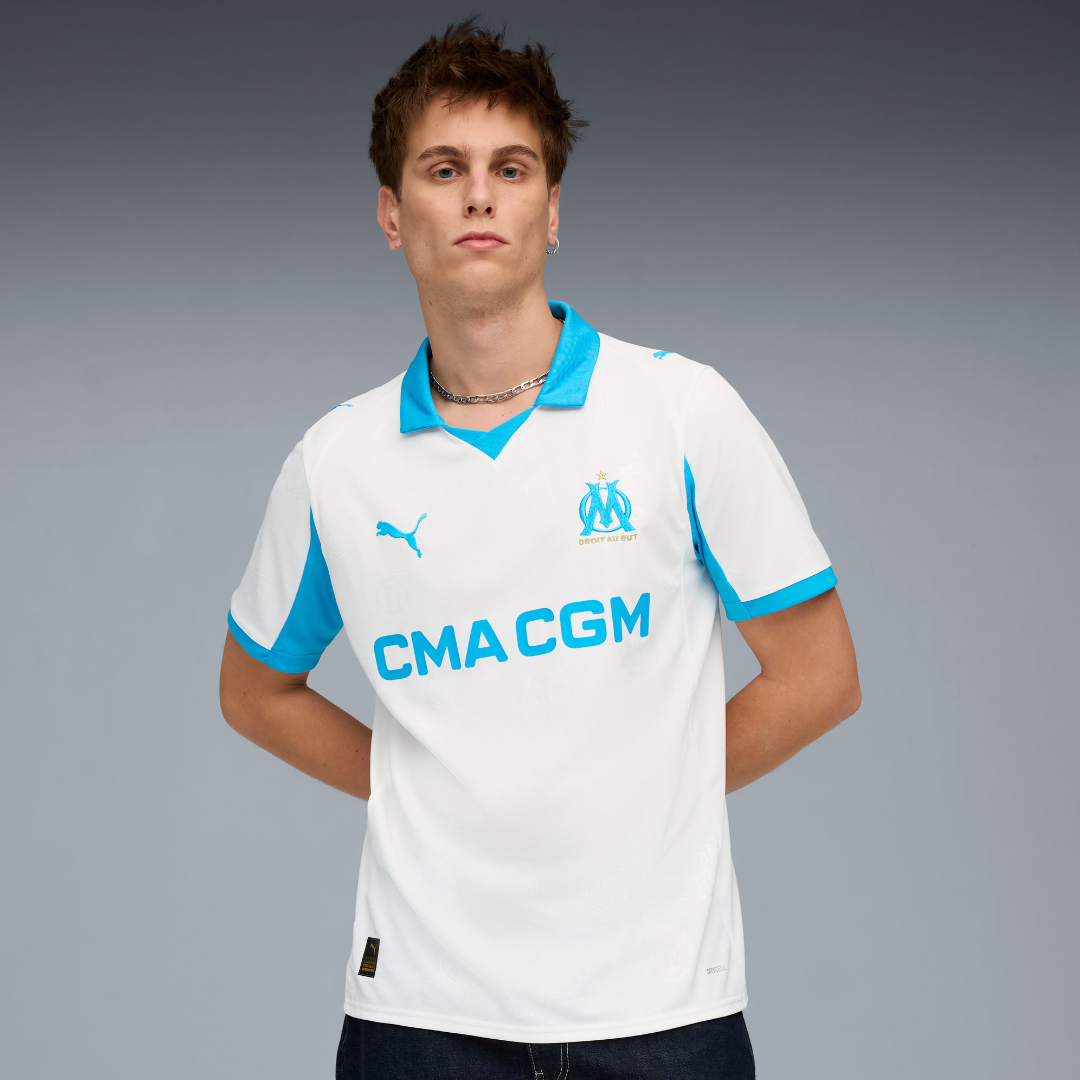 Camisa Olympique de Marseille 25/26 Home Jersey Masculina Torcedor