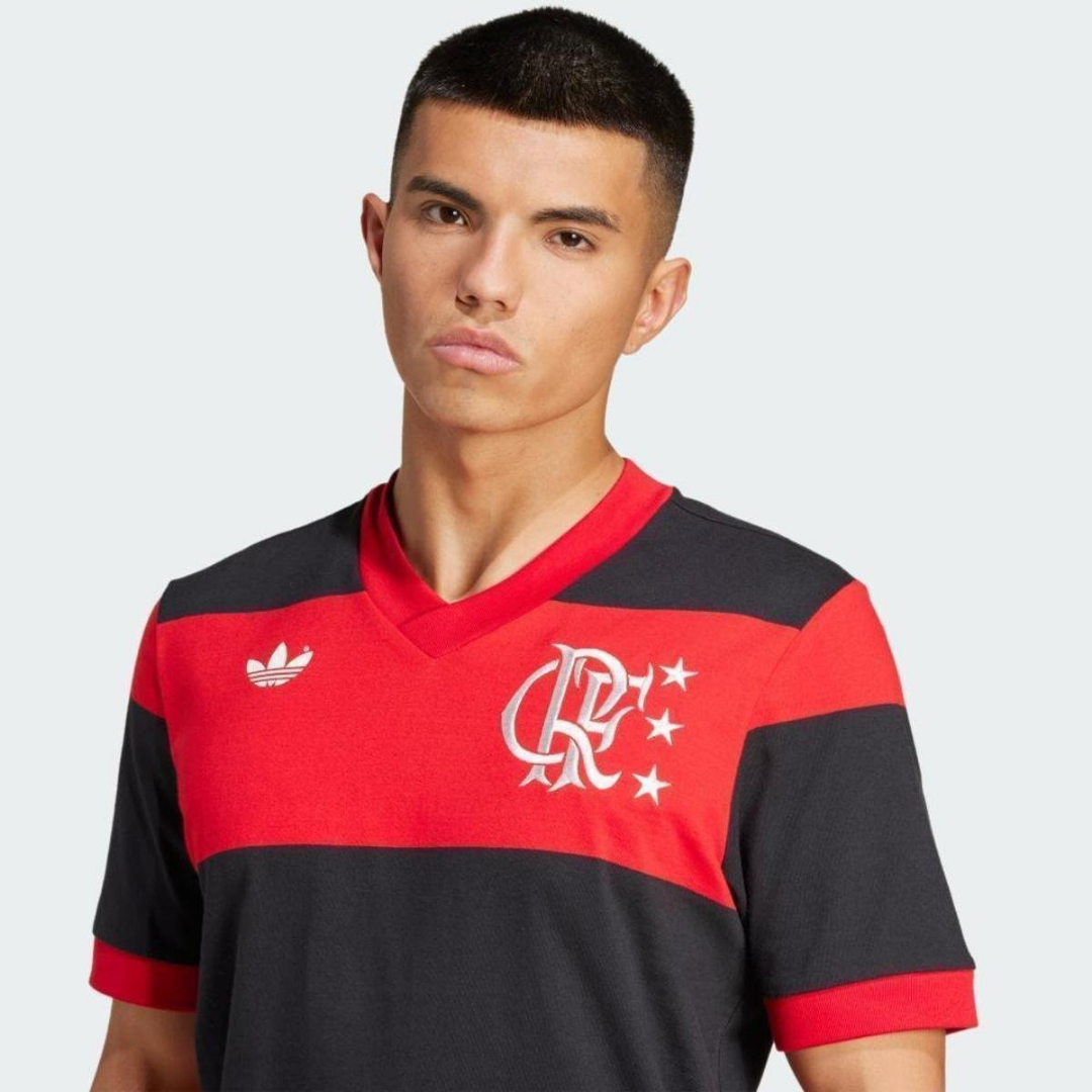 Camisa I CR Flamengo 81 Adidas Masculina Vermelho