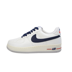 Tênis Nike Air Force 1 Branco e Azul Marinho