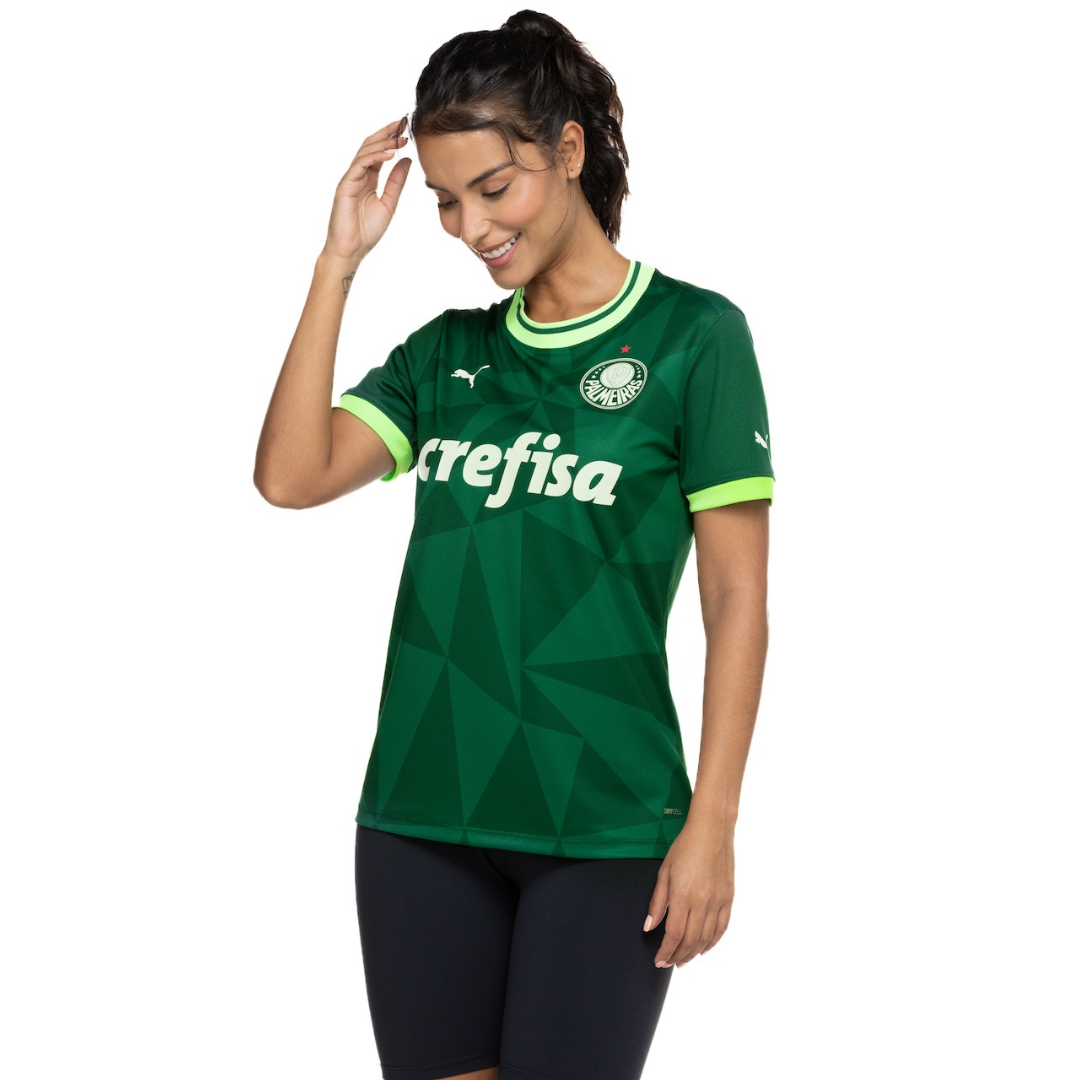 Camisa do Palmeiras I 23 Puma Feminina Torcedora