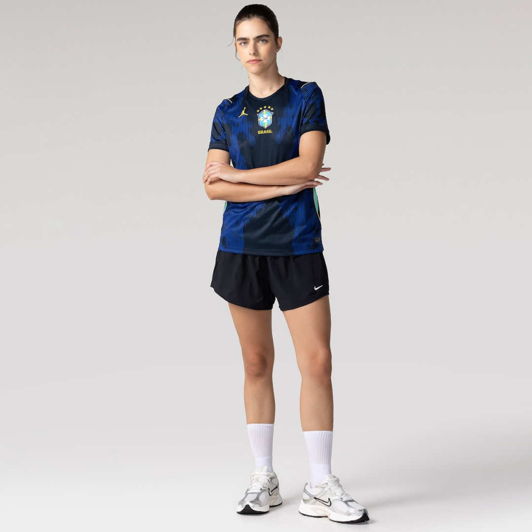 Camisa Brasil Nike Jordan II 2026/27 Torcedora Feminina