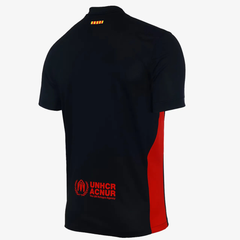 Camisa Barcelona Away x Travis 2024/25 Nike Torcedor Masculino
