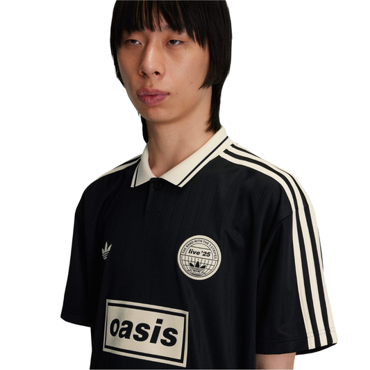 Camisa Adidas Oasis Tour Jacquard Preta Torcedor