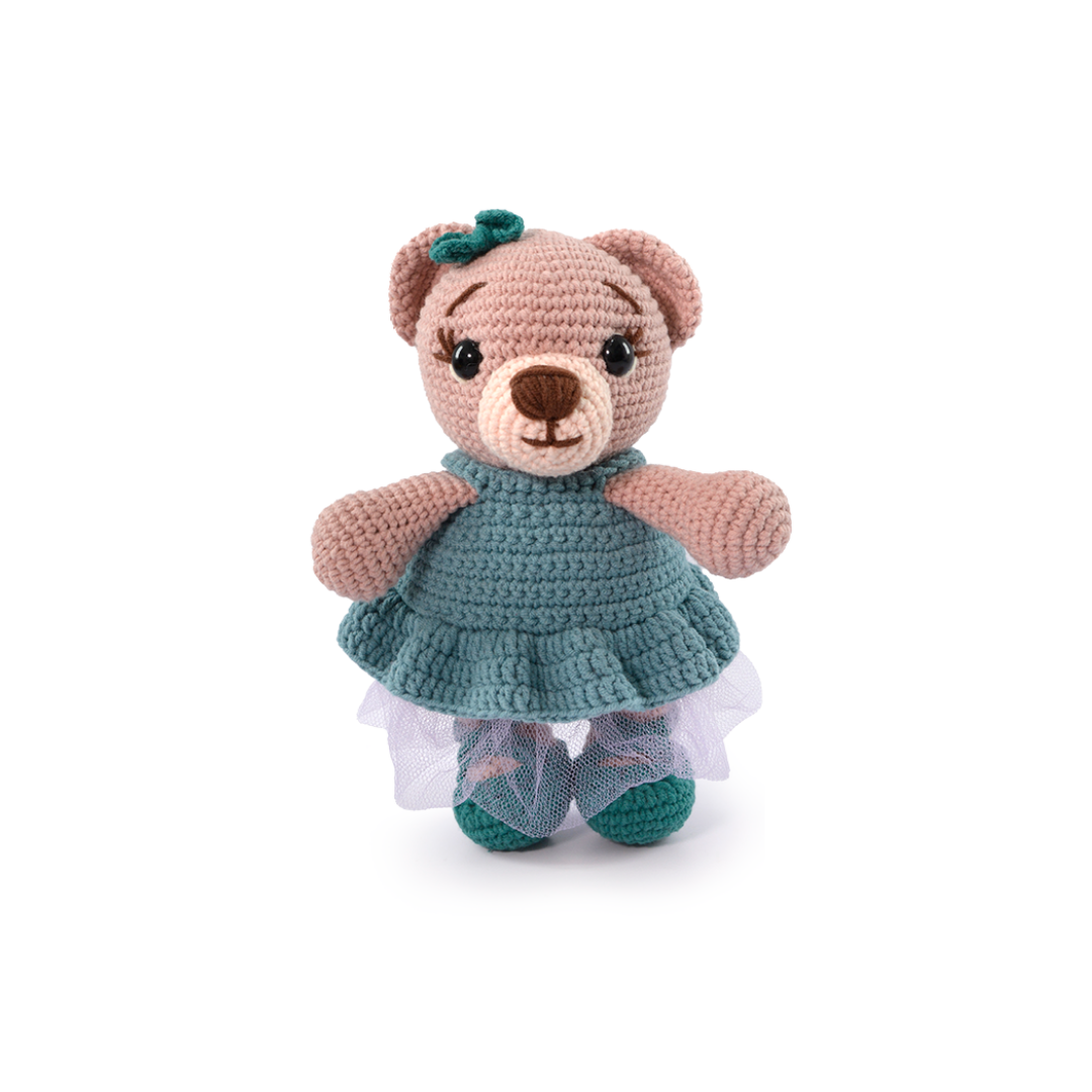 Ursa de Tricô Bailarina