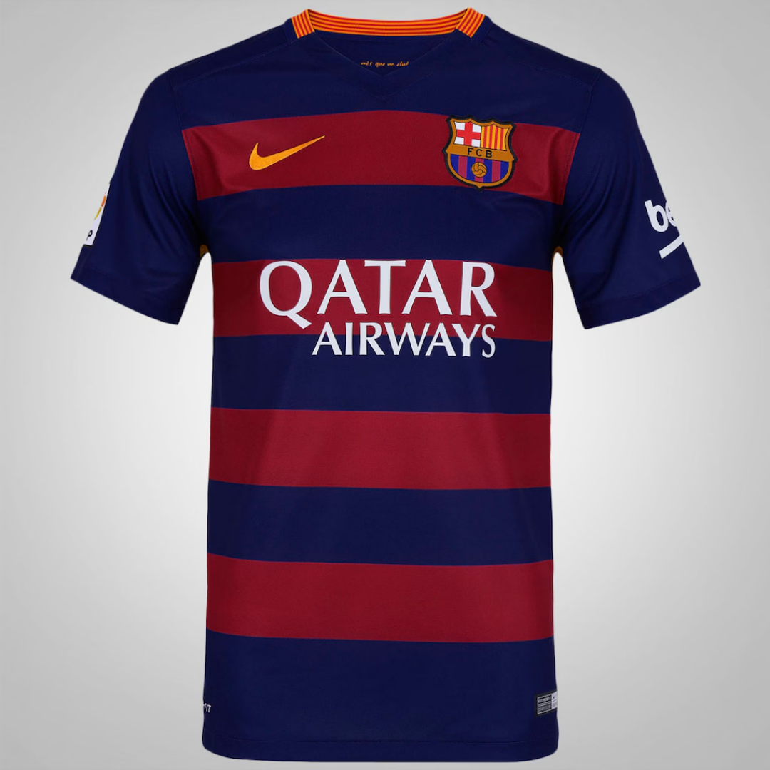 Camisa Retrô Barcelona I 15/16 Nike Masculina Torcedor