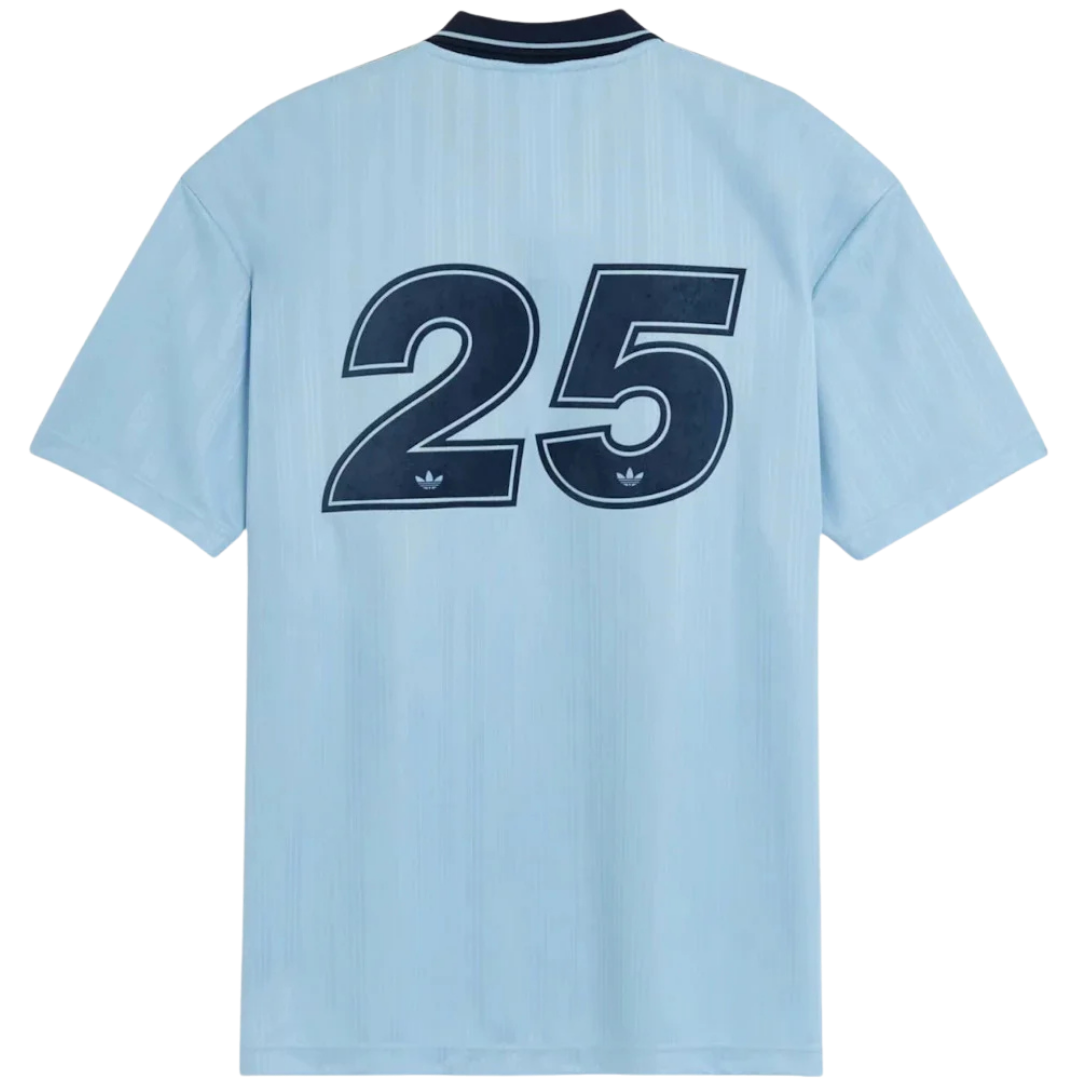 Camisa Oasis x Adidas Jersey Tour Jacquard Clear Sky Torcedor Masculina