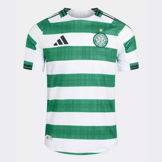 Camisa Masculina Celtic 2025/26 Torcedor Verde Branca