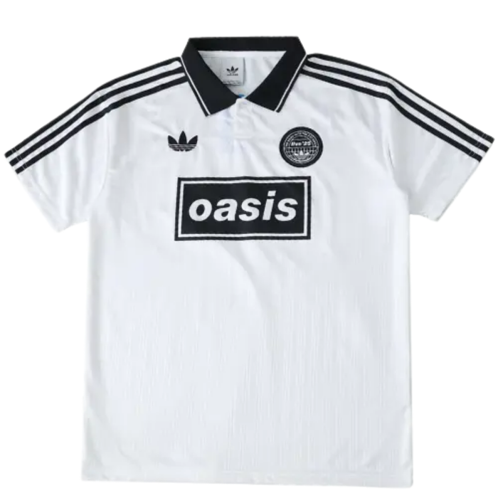 Camisa Adidas Oasis Tour Jacquard White/Black Torcedor