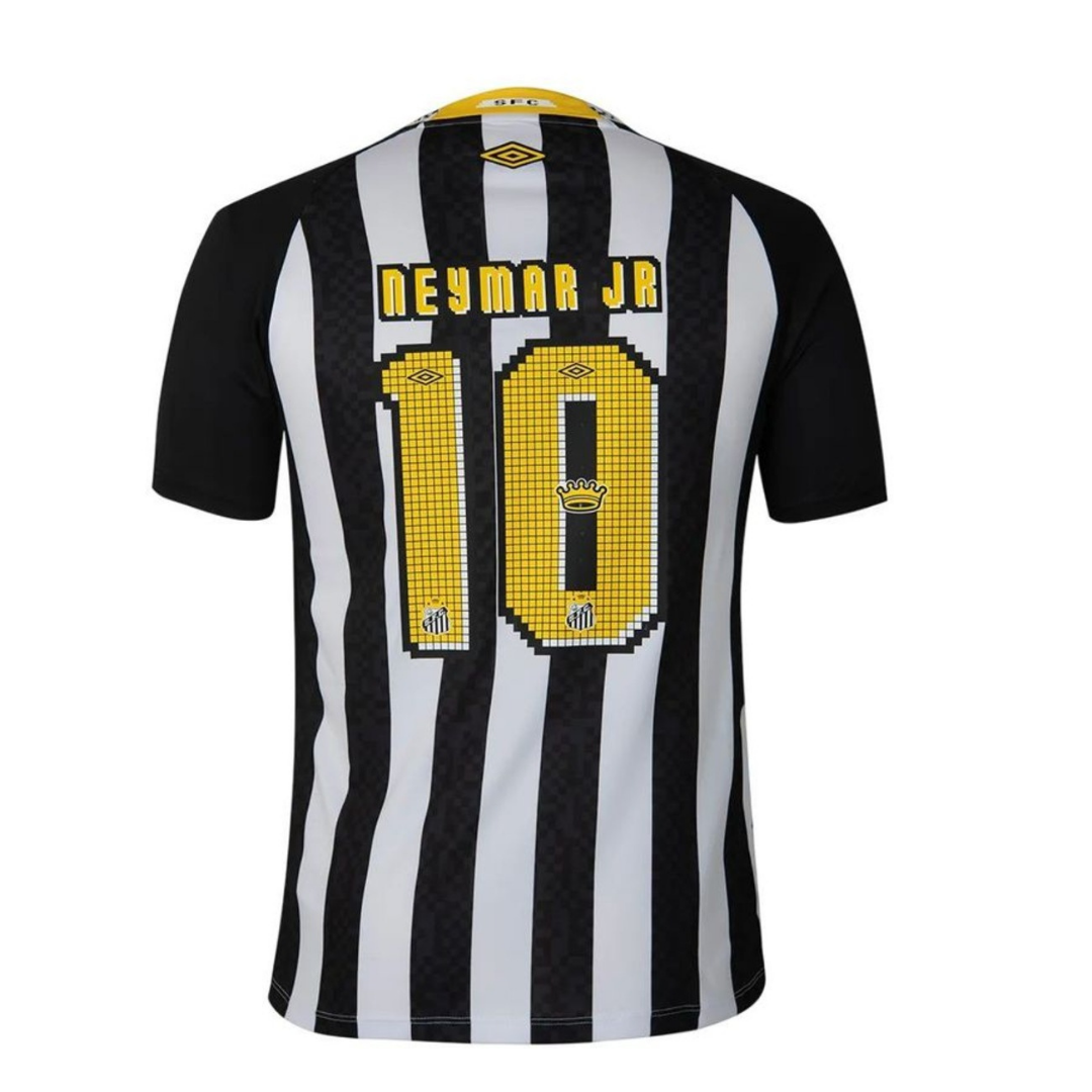 Camiseta do Santos II 25/26 Torcedor Masculina N° 10 Neymar