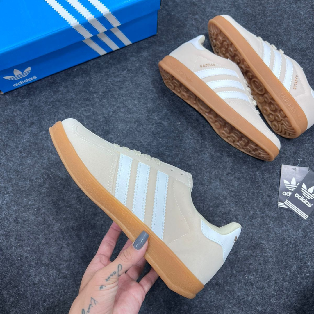 Tênis Feminino Adidas Gazelle Angelical Branco
