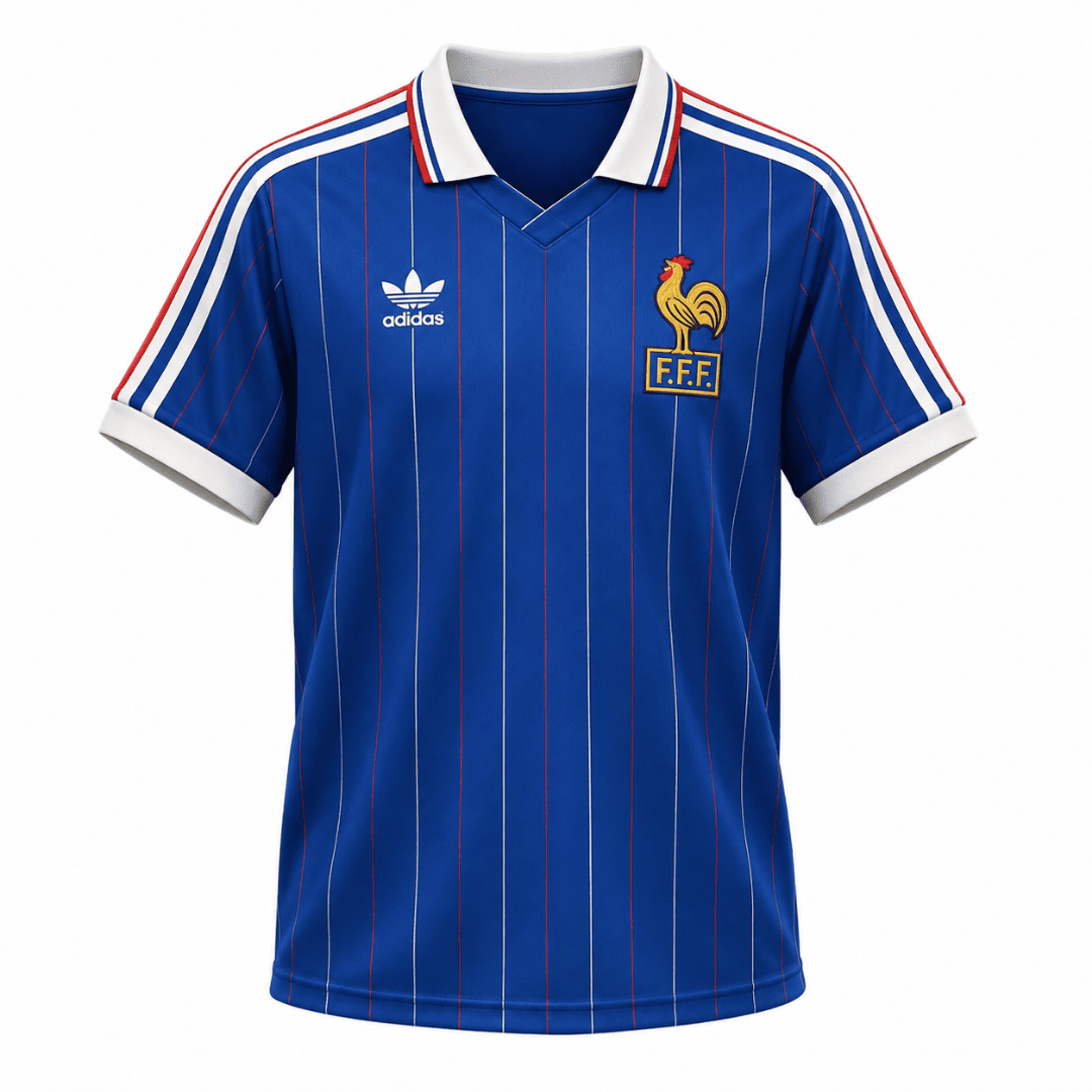 Camisa França Retrô 1982 Home Torcedor