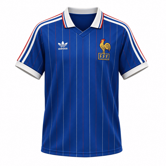 Camisa França Retrô 1982 Home Torcedor