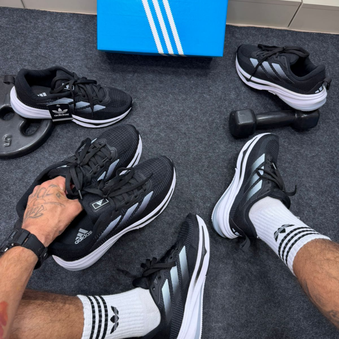 Tênis Adidas Supernova Branco Preto