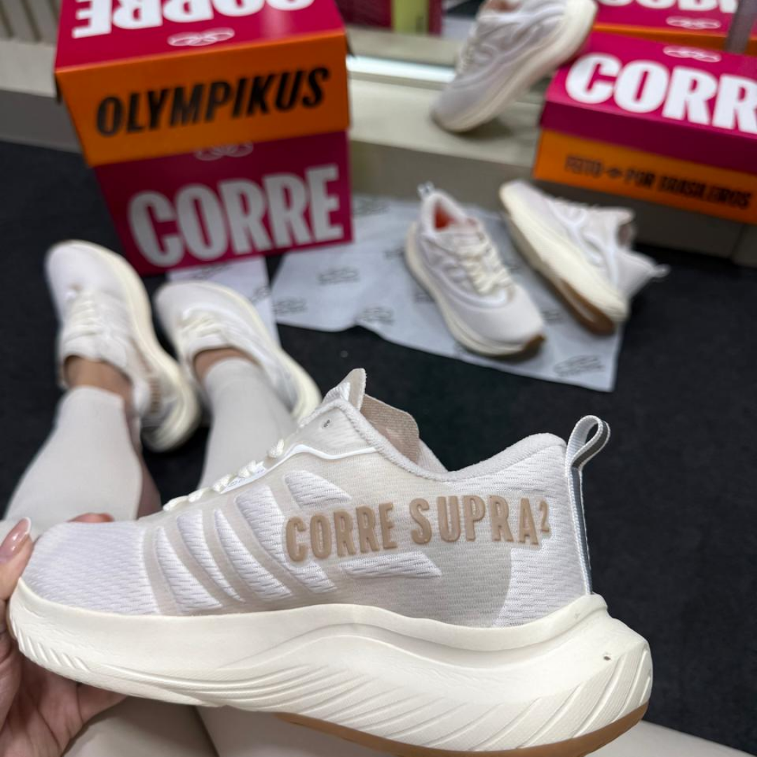 Tênis Feminino Olympikus Corre 2 Bege
