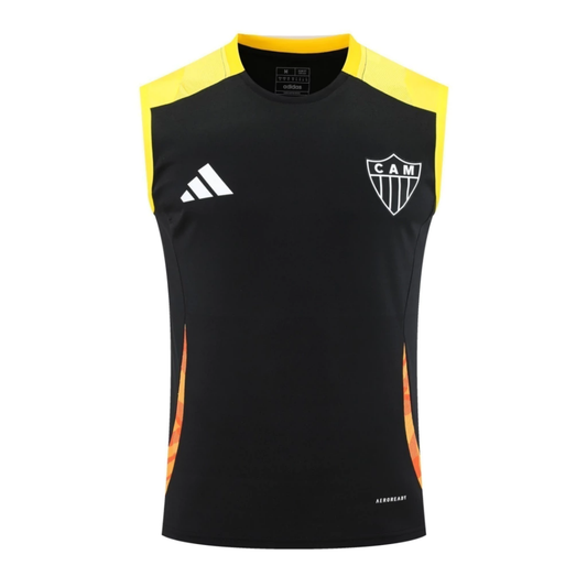 Regata Atlético Mineiro 2025/26 Treino Masculina Preta Torcedor