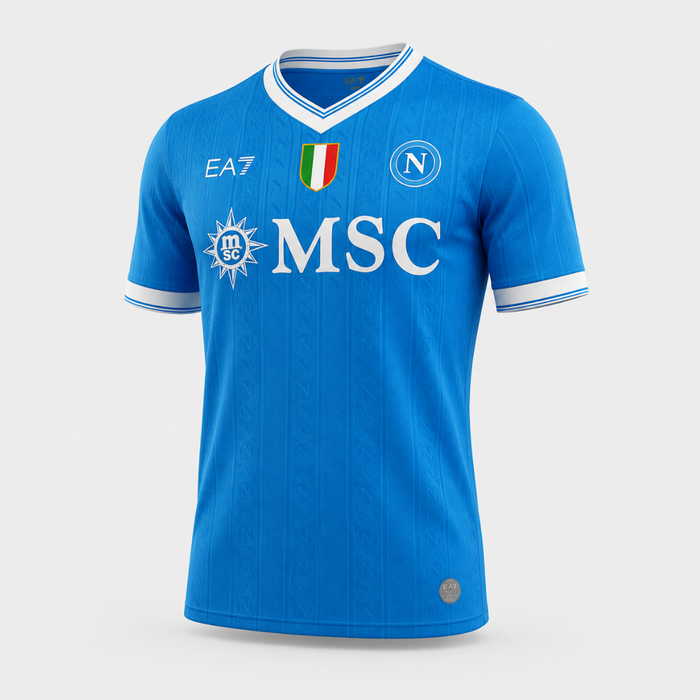 Camisa Masculino Napoli Home 2025/26 Azul