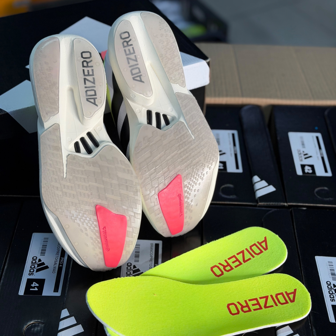 Tênis Adidas Adizero Pro 4 Branco e Verde