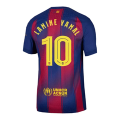 Camisa Barcelona 2025/26 N°10 Lamine Yamal Torcedor Masculina