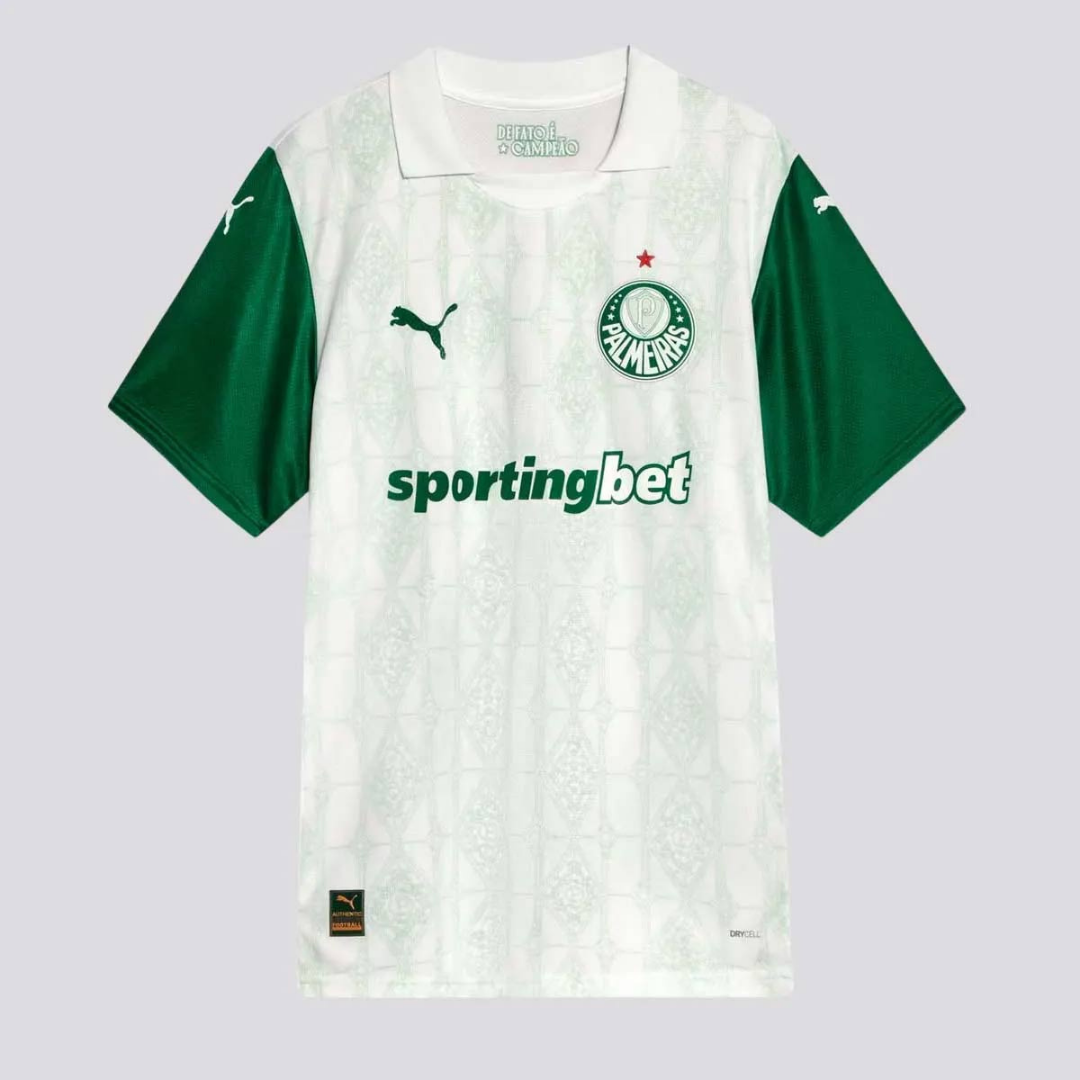 Camisa Puma Palmeiras II 2025 Torcedor Com Patrocínio