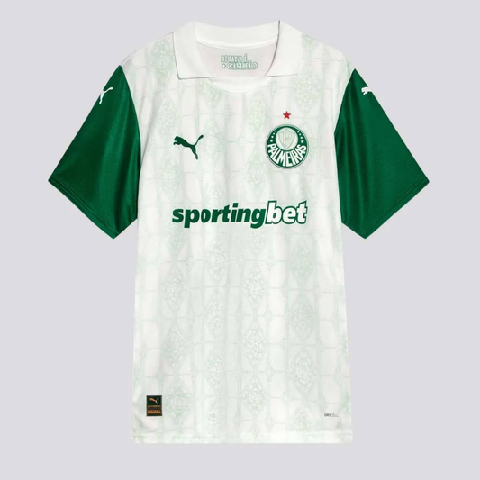 Camisa Puma Palmeiras II 2025 Torcedor Com Patrocínio