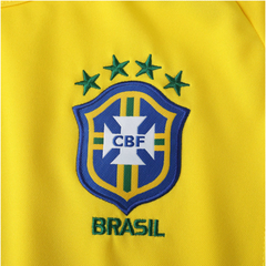 Camisa Brasil Retrô 2002 Seleção I Nike Masculina Amarela N°9 Ronaldo