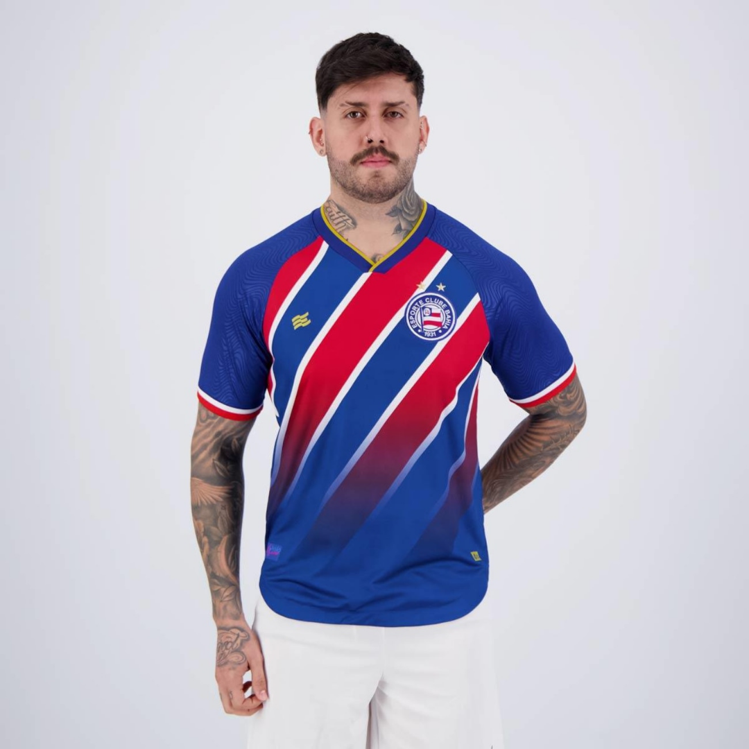 Camisa do Bahia II 2024 Esquadrão Torcedor Masculina